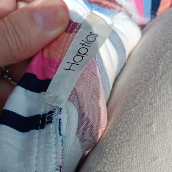 Striped Off-Shoulder Ruffle Top - Picture 7 of 8